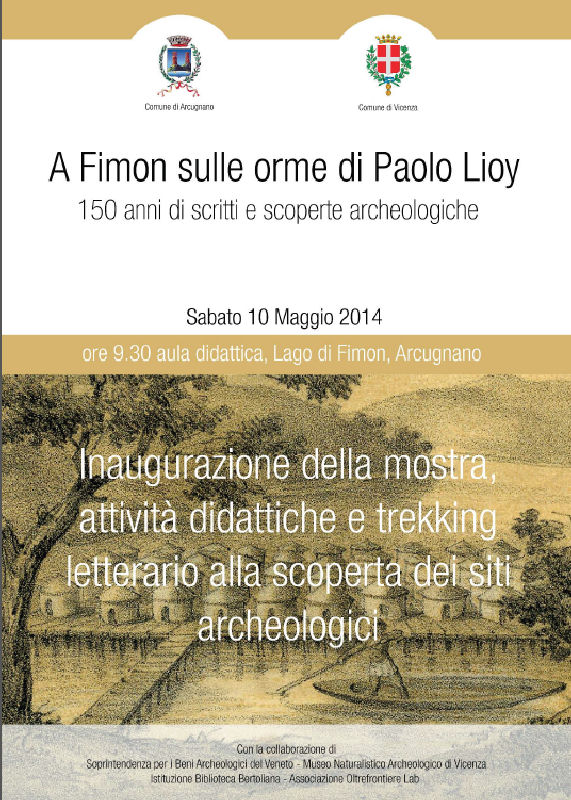 Celebrazioni Paolo Lioy: 150° anniversario della scoperta del sito di Pascolone-Arcugnano