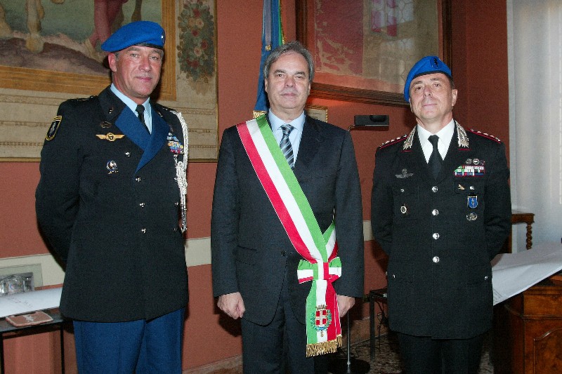 Il sindaco Variati ha ricevuto il nuovo comandante della Forza di gendarmeria europea (Egf)