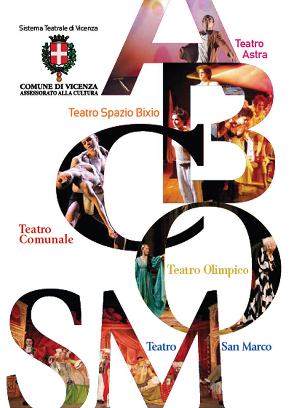 I cinque teatri di Vicenza riuniti in un pieghevole da oggi in distribuzione, per offrire al pubblico un’istantanea sulla composita offerta teatrale della città