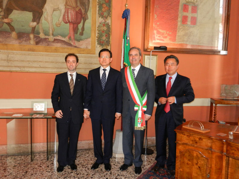 Visita a Vicenza dell’ambasciatore coreano Young-Seok Kim