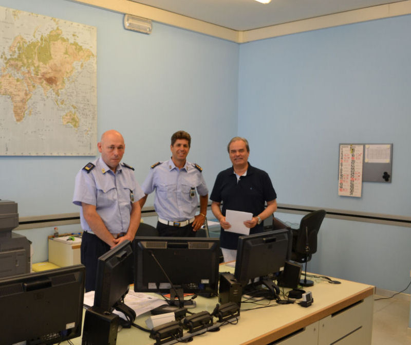 Il sindaco Variati a Ferragosto in visita al comando della polizia locale