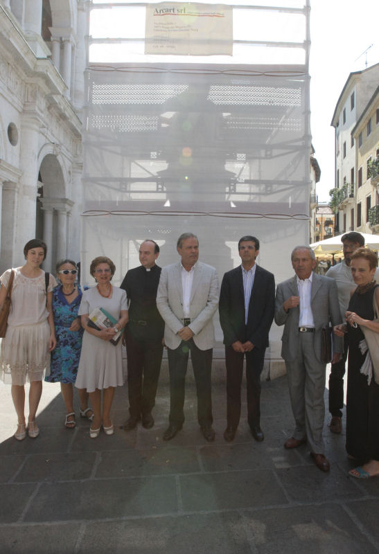 La scultura di Andrea Palladio sarà restaurata grazie agli “Amici dei monumenti"