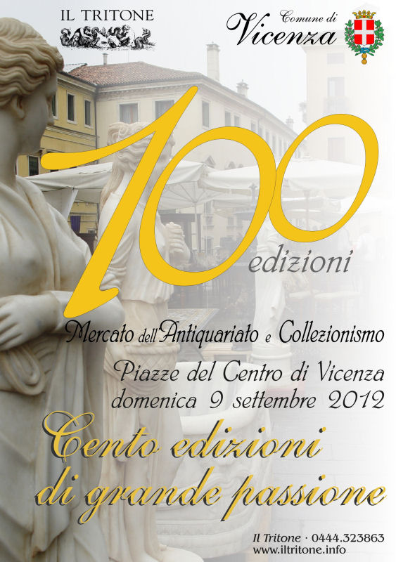 Mercato dell’antiquariato e collezionismo di Vicenza, la premiazione degli espositori
