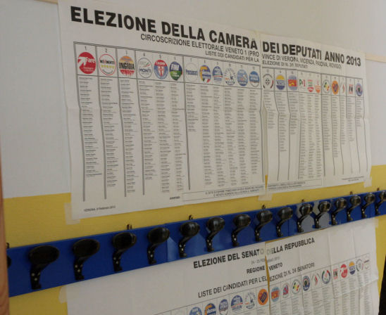 Concluso lo scrutinio per la Camera nelle 112 sezioni del Comune di Vicenza