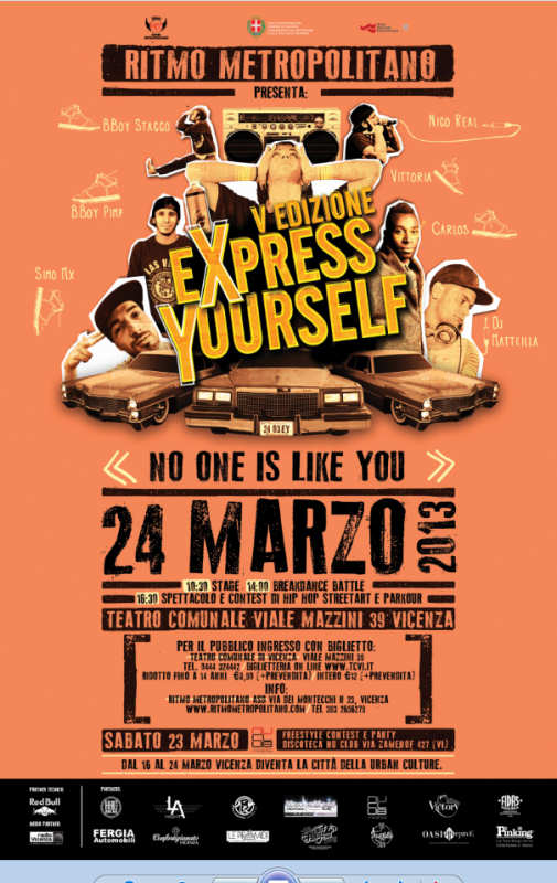 “Express yourself”, il 23 e il 24 marzo torna a Vicenza l'evento di street dance