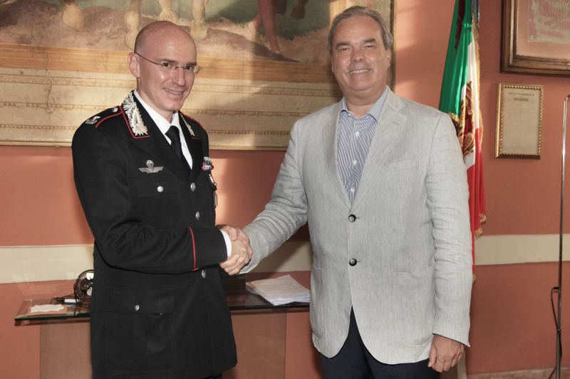 Il Maggiore Lerario lascia Vicenza: ieri l'incontro con il sindaco a Palazzo Trissino