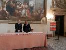 sindaco e roberto Fioretto nella conferenza stampa di presentazione del concerto