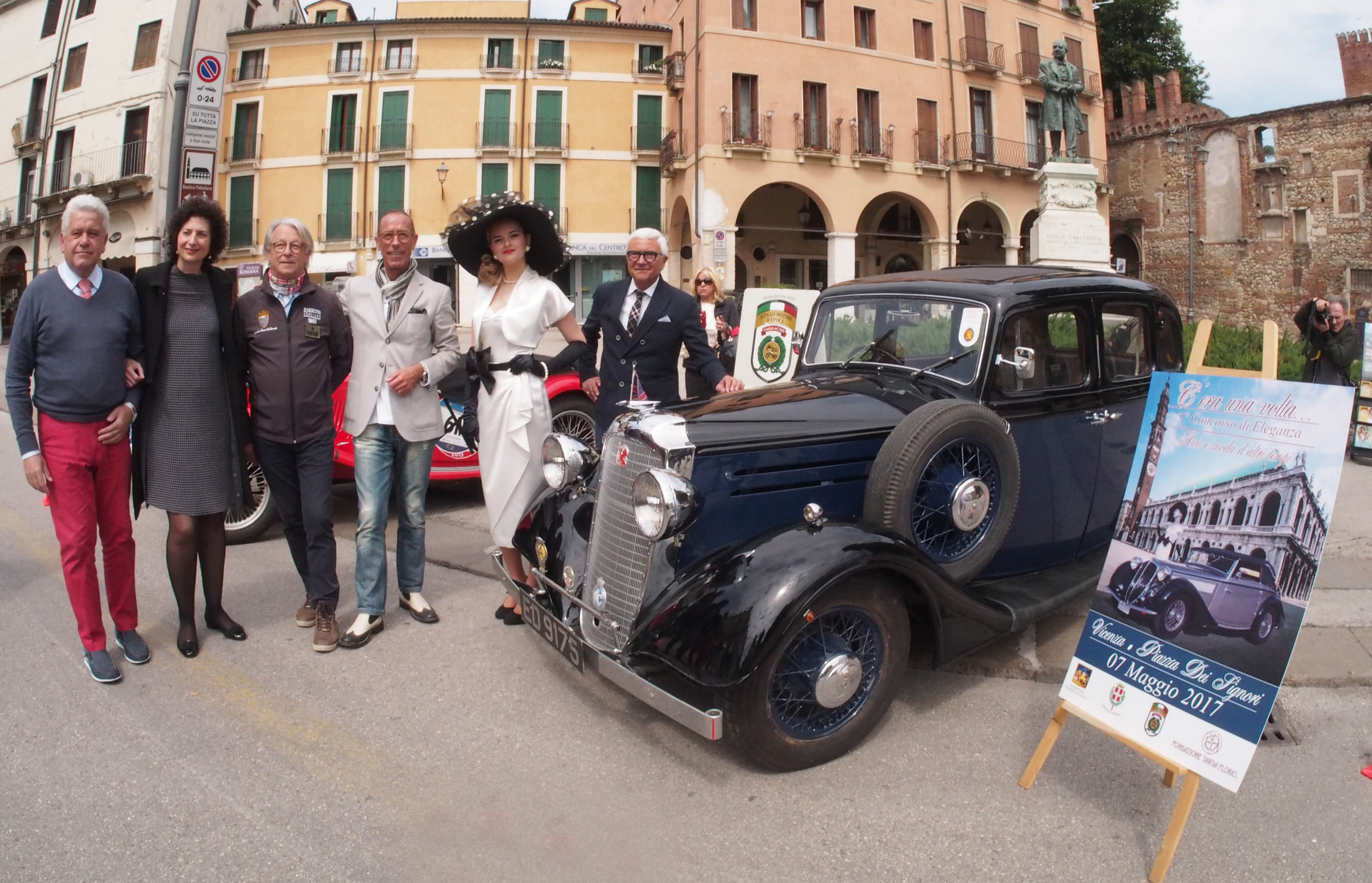 Targa automobilistica vintage Vicenza