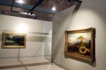 Spazi espositivi della Basilica palladiana per la mostra "Verso Monet" in fase di allestimento