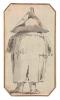 1 - Giambattista Tiepolo, Personaggio di schiena con tricorno e veste lunga