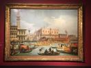 Canaletto, Il ritorno del Bucintoro all’approdo di Palazzo Ducale, 1727 - 1729 Olio su tela 182х259 см, museo Puskin (Mosca)