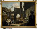 Marco Ricci e Sebastiano Ricci, Prospettiva di rovine con figure, olio su tela, Palazzo Chiericati