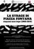 Locandina "La strage di piazza Fontana cinquant'anni dopo (1969-2019)"