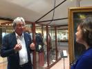 Cinzia Rando accolta al Museo del Risorgimento e della Resistenza dal direttore dei Musei civici di Vicenza Mauro Passarin