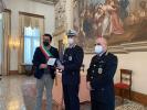 Premiazione agenti polizia locale_il comandante Fabris
