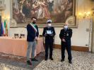 Premiazione agenti polizia locale_assistente Menegale