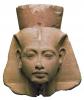 Testa di Tutankhamen, 1336-1327 a. C., Boston Museum of Fine Arts